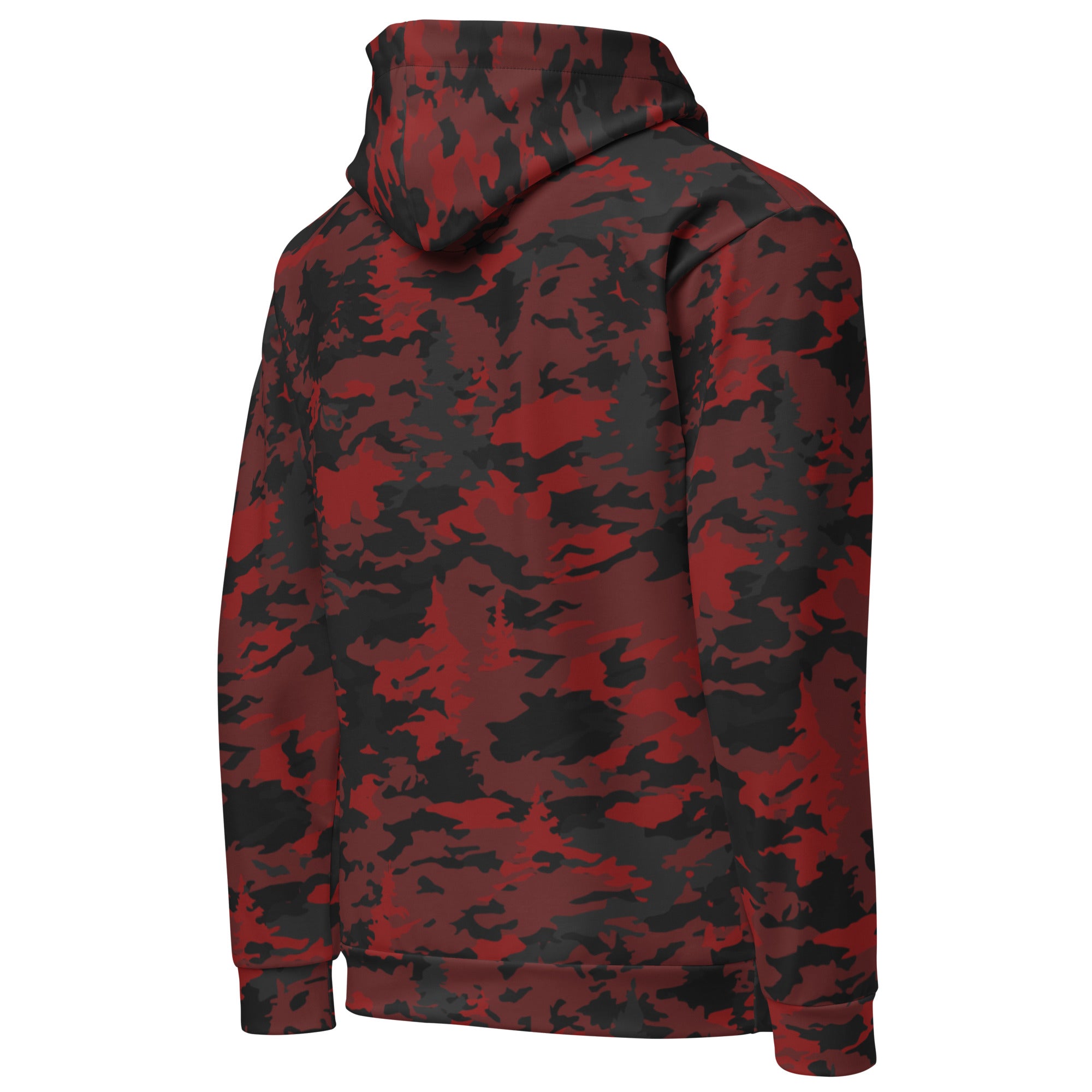 nike camo hoodie red